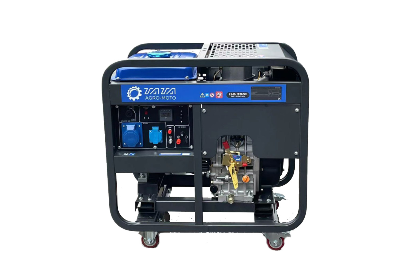 Генератор дизельний TΛTΛ JM10000E3 7.5/7.8KW (однофазний, зі свічкою розжарення)