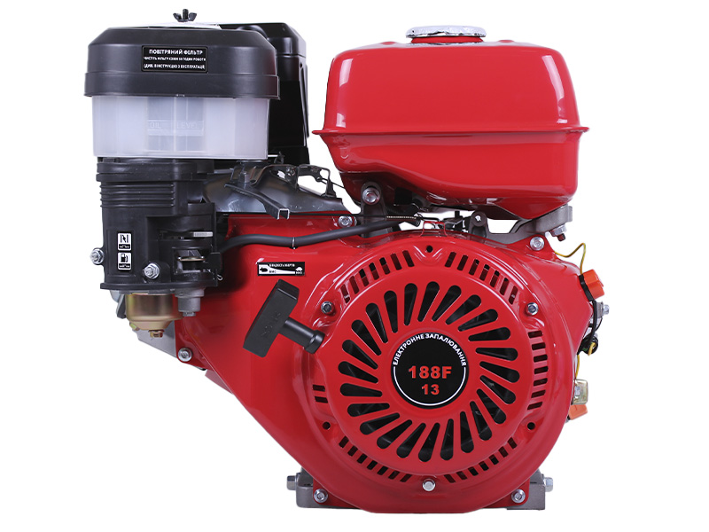 Двигун бензиновий 188F TT AGRO MOTO (з виходом валу під шпонку, 25 мм) 13 к.с.