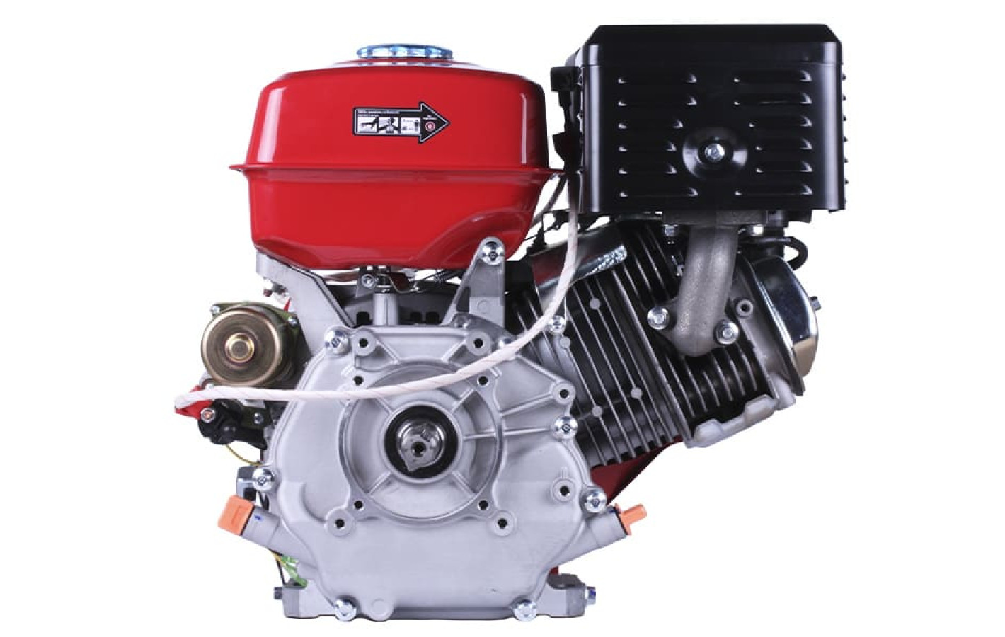 Двигун бензиновий з електростартером 188FE TT AGRO MOTO (з виходом валу під шпонку, 25 мм) 13 л.с.