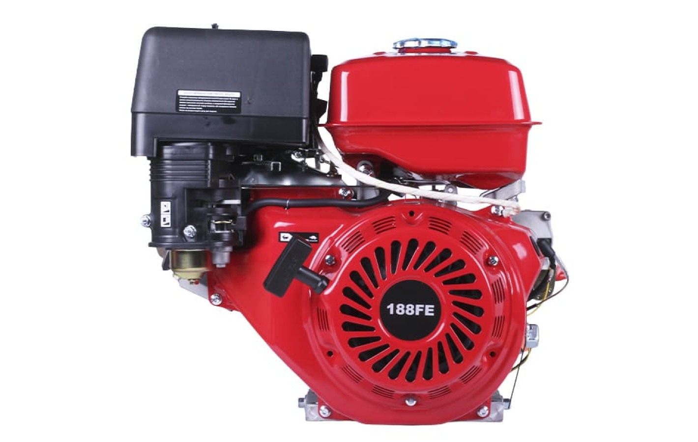 Двигун бензиновий з електростартером 188FE TT AGRO MOTO (з виходом валу під шпонку, 25 мм) 13 л.с.