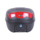 Кофр для мотоцикла задній TΛTΛ YM-0808 (V- 29L) 39.5×39.5×30.5 чорний з червоним