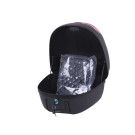 Кофр для мотоцикла задній TΛTΛ YM-0808 (V- 29L) 39.5×39.5×30.5 чорний з червоним