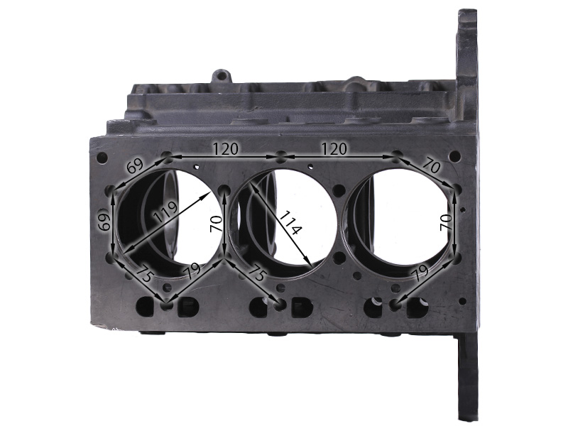 Блок цилиндров TY3100B
