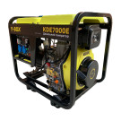 Генератор дизельний KDE7000S 4.5/5.0KW 220V YBX (однофазний, безшумний) двигун 186FE