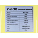 Генератор дизель KDE3500 YBX з двигуном 178F, 2.8/3.0KW, однофазний, 220V, підігрів палива