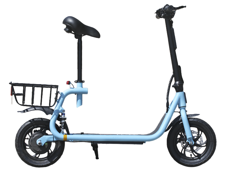 Электросамокат литий-ионный с сиденьем TTG SM Q2 36V 10.4AH голубой