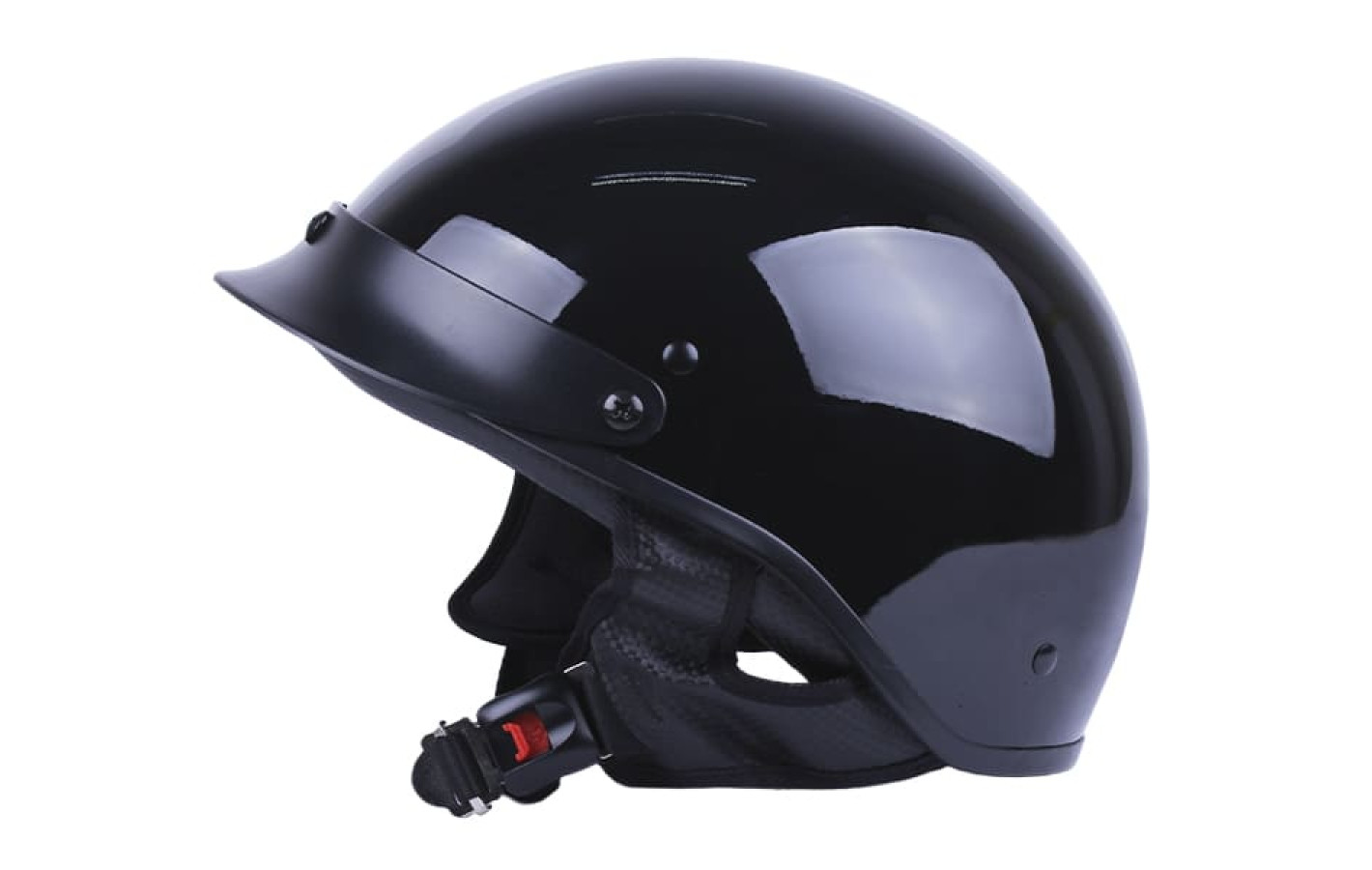 Шлем мотоциклетный VIRTUE MD-513, черный глянцевый, size L