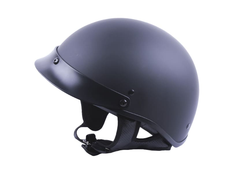 Шлем-каска для мотоцикла, скутера VIRTUE MD-513, черный матовый, size L