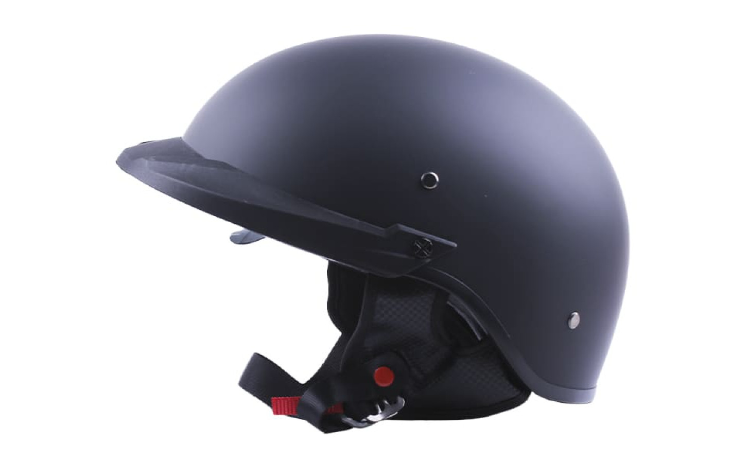 Шлем-каска мотоциклетный VIRTUE MD-513-1, черный матовый с тонированным стеклом, size M 