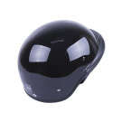 Шлем-каска мотоциклетный VIRTUE MD-513-1, черный глянцевый с тонированным стеклом, size S