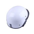Шлем-каска мотоциклетный VIRTUE MD-513-1, белый глянцевый с тонированным стеклом, size S