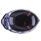 Шлем мотоциклетный интеграл VIRTUE MD-821, синий со звездой, size L