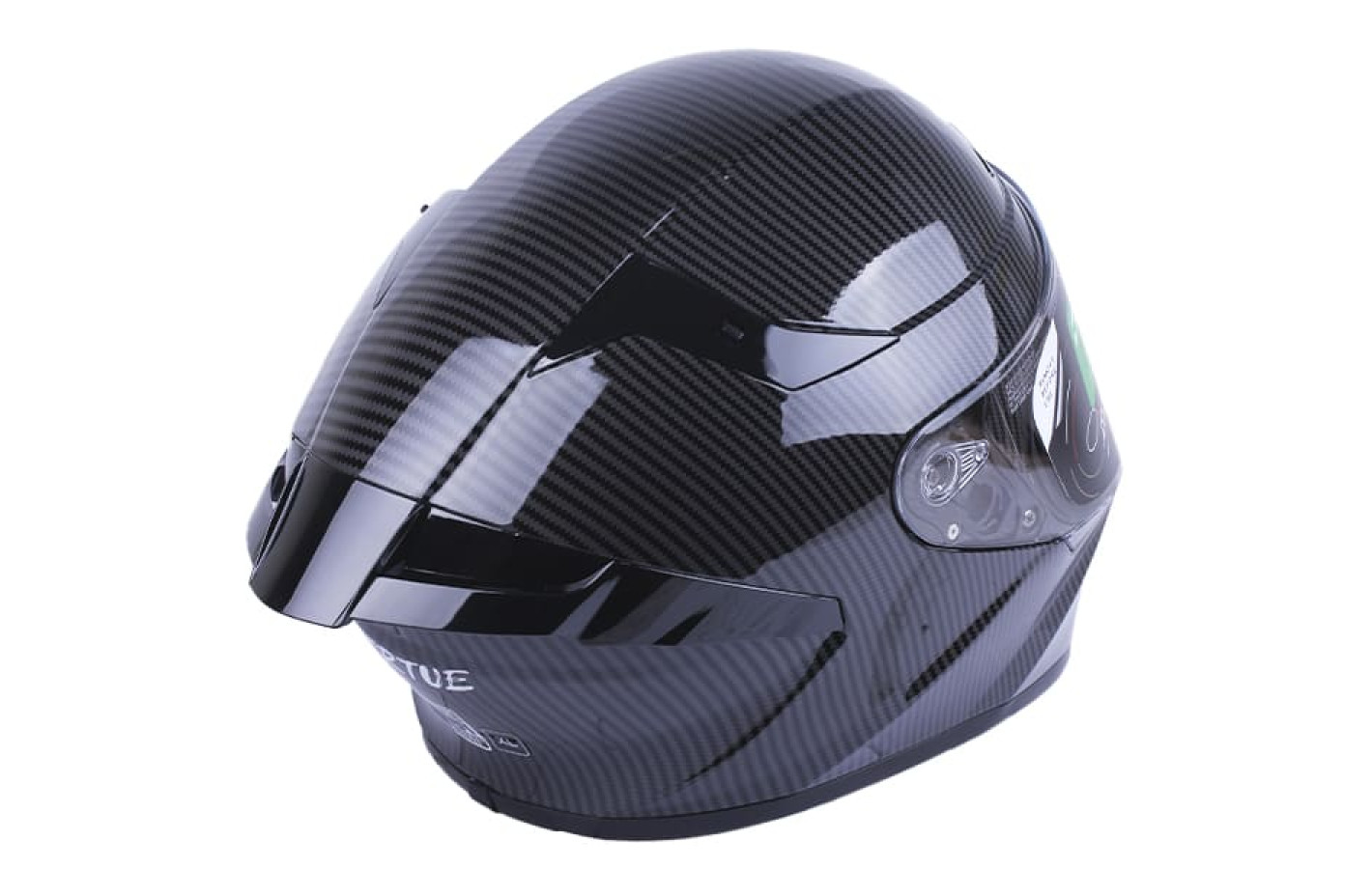 Шлем мотоциклетный интеграл VIRTUE MD-821, черный глянцевый, size S