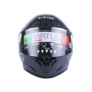 Шлем мотоциклетный интеграл VIRTUE MD-821, черный глянцевый, size L