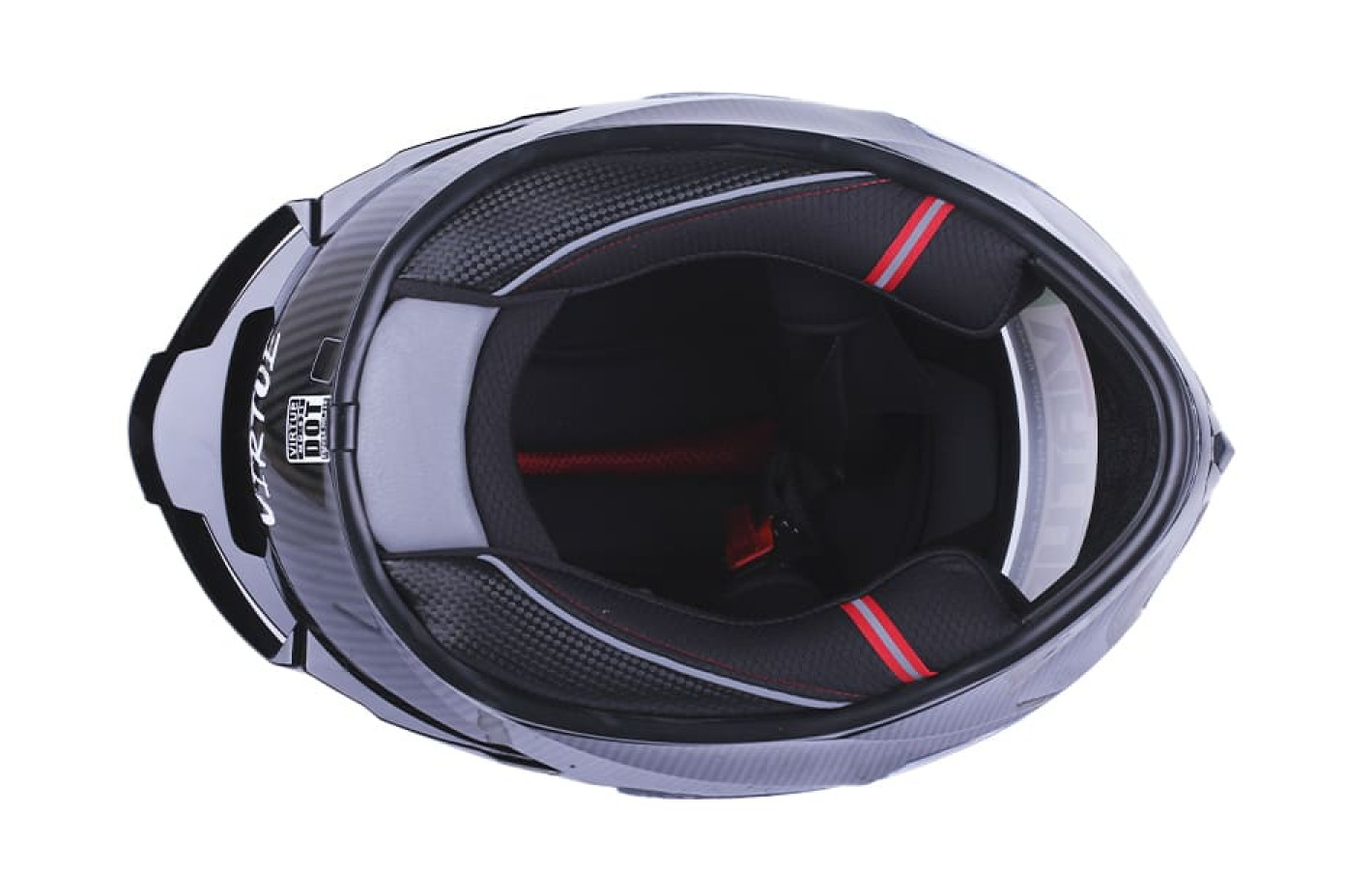 Шлем мотоциклетный интеграл VIRTUE MD-821, черный глянцевый, size L