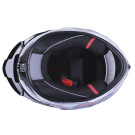 Шлем мотоциклетный интеграл VIRTUE MD-821, черный с цветным, size M