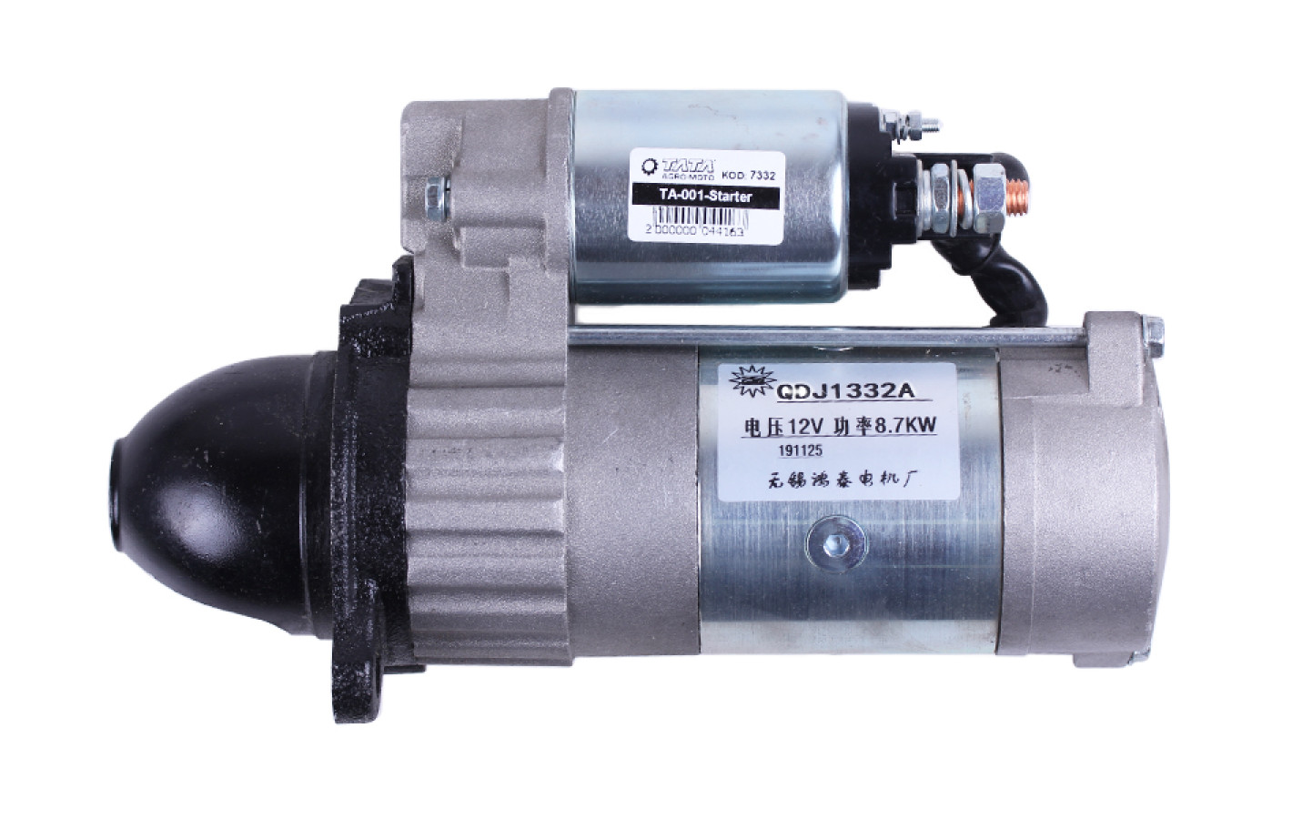 Стартер TTG Z-11 12V 7.8KW на трактор DongFeng 244