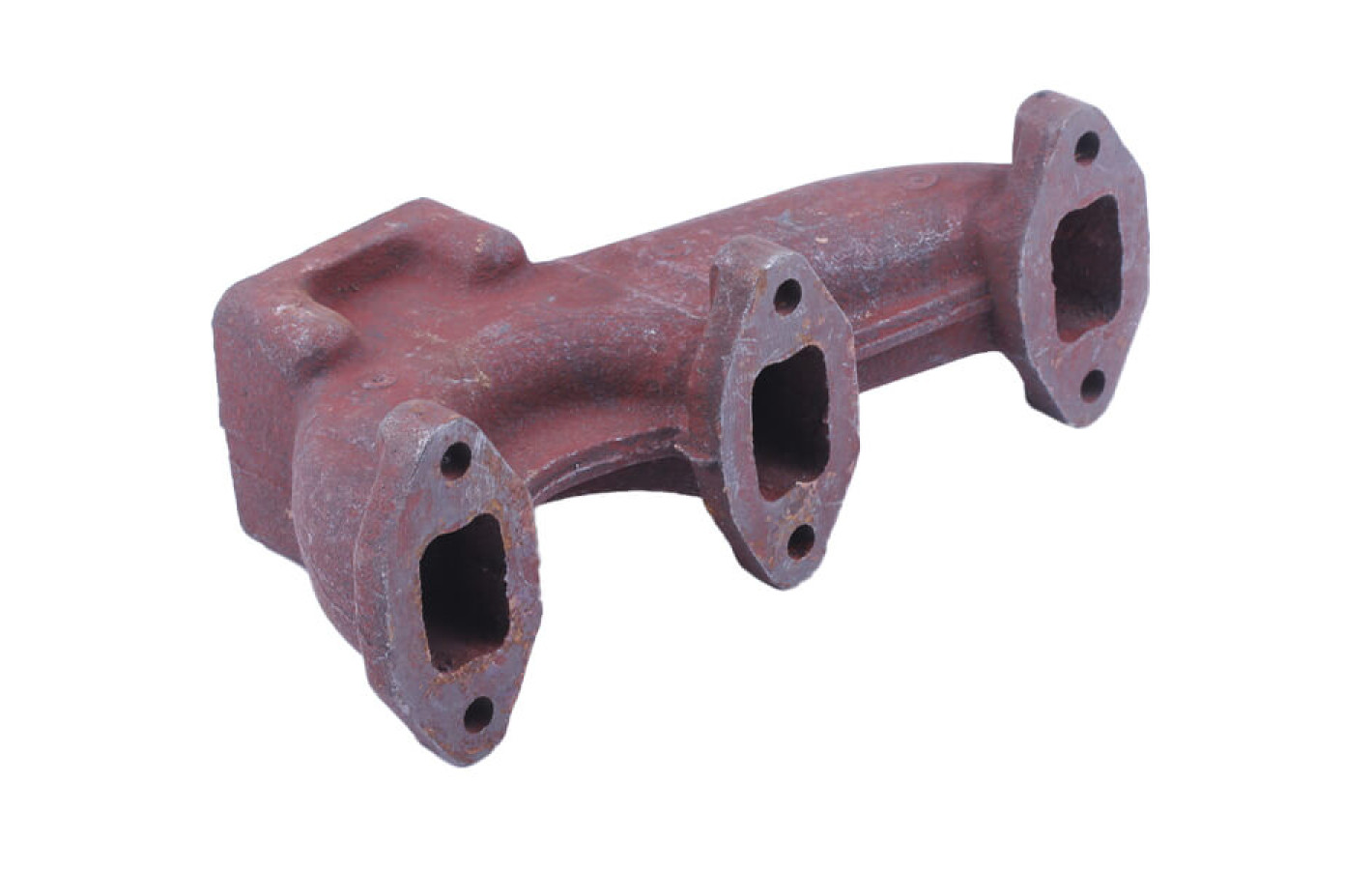 Коллектор выпускной TTG на минитрактор DongFeng 240/244, Foton 240/244, Jinma 240/244 с дизельным двигателем КМ385ВТ, тип 2