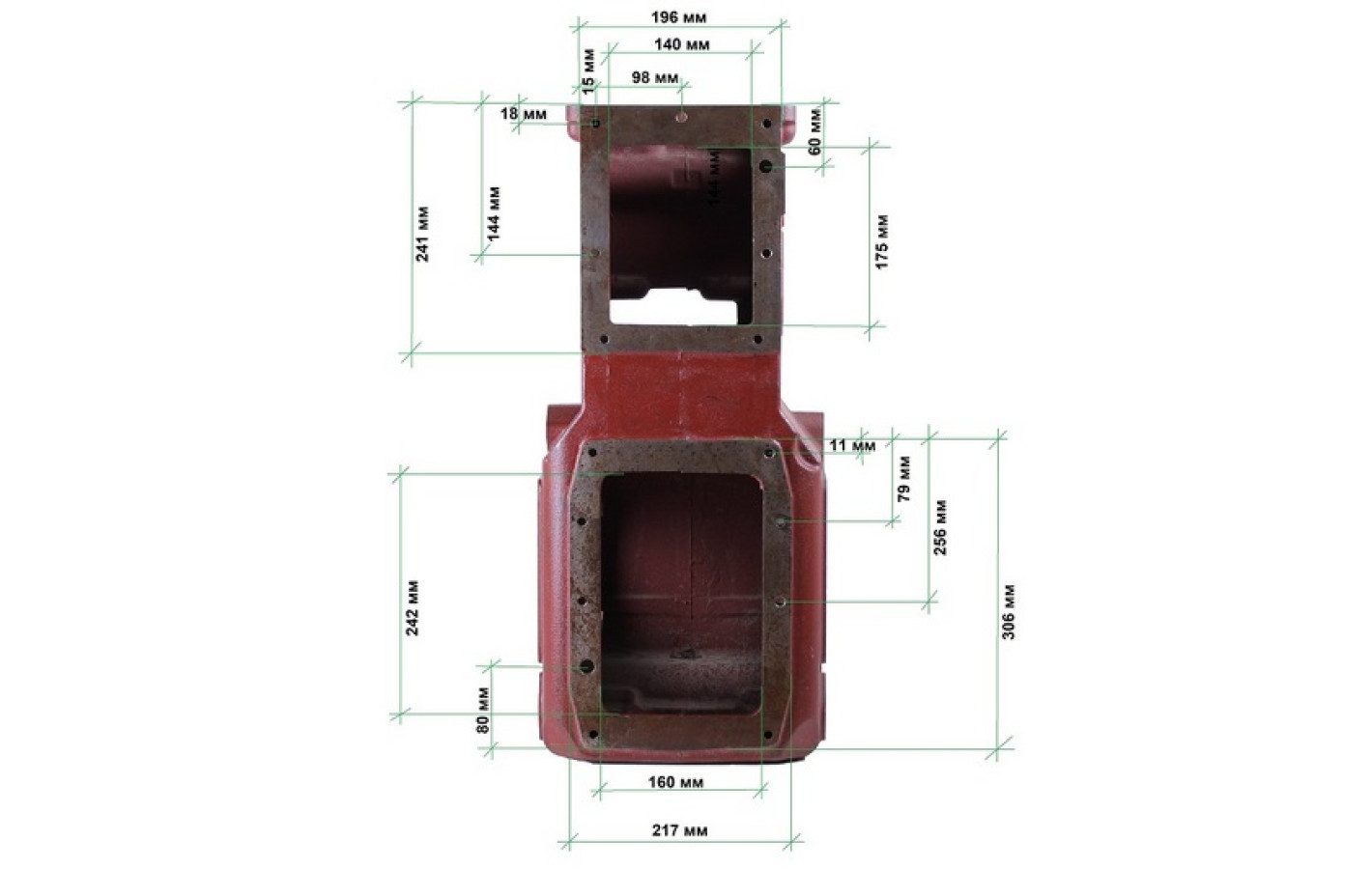 Корпус заднього мосту DongFeng 244/240