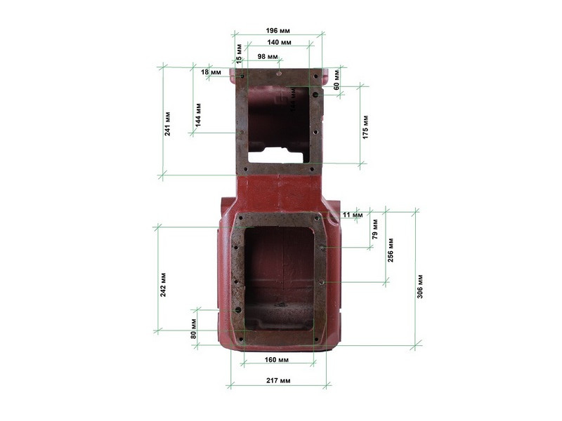 Корпус заднего моста DongFeng 244/240
