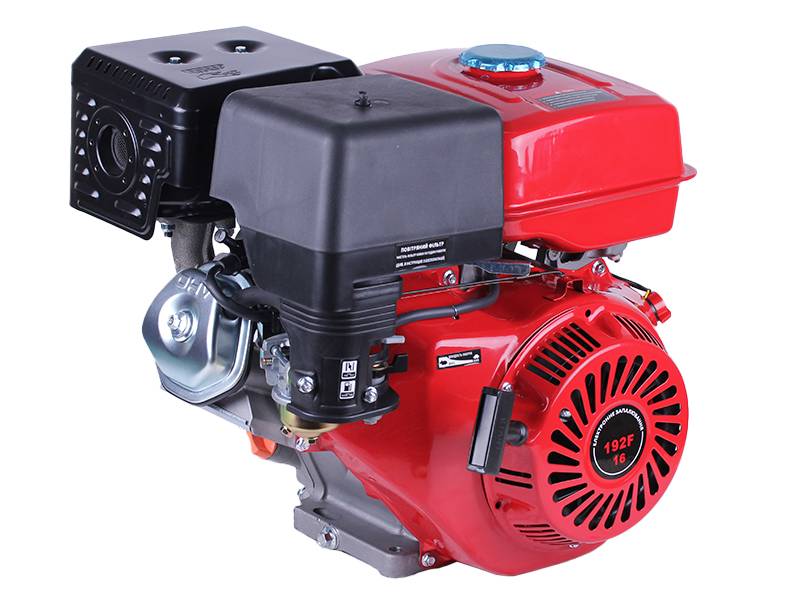 Двигун бензиновий 192F TT AGRO MOTO (з виходом валу під шліц, 25 мм) 16 к.с.
