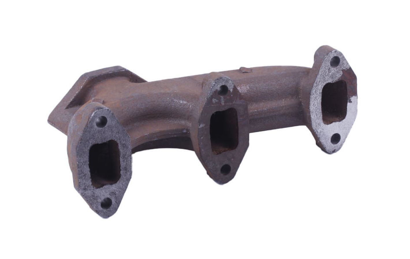 Коллектор выпускной (тип3) КМ385ВТ DongFeng 240/244, Foton 240/244, Jinma 240/Коллектор выпускной TTG на минитрактор DongFeng 240/244, Foton 240/244, Jinma 240/244 с дизельным двигателем КМ385ВТ, тип 3