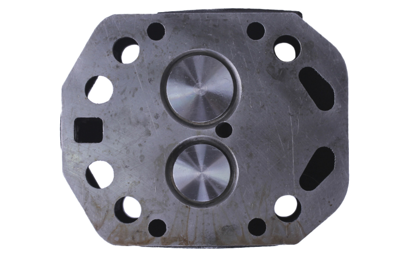 Головка цилиндра в сборе TTG на дизельный двигатель 195N мототрактора ZUBR, под форсунку диаметр 21 мм