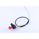 Zespół kabla dekompresora L-835 mm Foton 244, Jinma 244/264