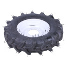 Колесо в сборе YBX 6.00×12 (под 5 болтов) серебряный диск