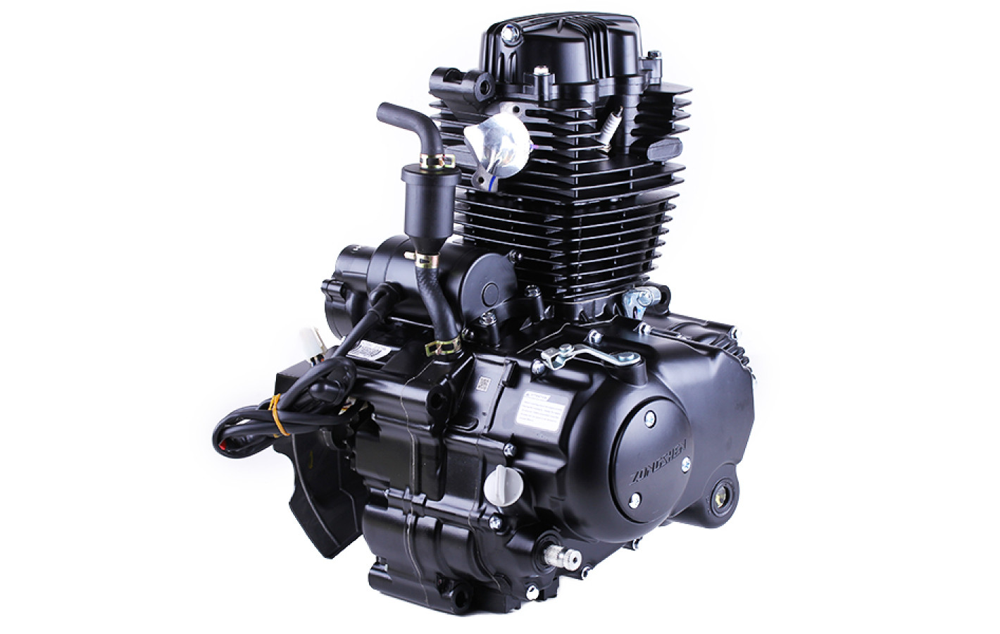 Двигун CG 250/CG250-B TΛTΛ на мотоцикл ZONGSHEN (оригінал) (з повітряним охолодженням, бензиновий), механіка + балансувальний вал, 5 передач