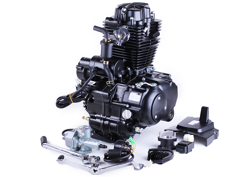 Двигатель CG 250/CG250-B TT AGRO MOTO на мотоцикл ZONGSHEN (оригинал) (с воздушным охлаждением, бензиновый), механика + балансировочный вал, 5 передач, 14.28 л.с.