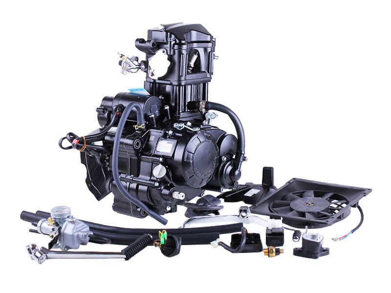 Двигатель бензиновый CG 200 TT AGRO MOTO на мотоцикл ZONGSHEN, с водяным охлаждением, бензиновый, механика, 5 передач, 14.0 л.с. УЦЕНКА
