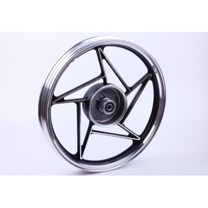 Cast rear disc, drum brake 18 * 1.85 (black) - SV-125/150