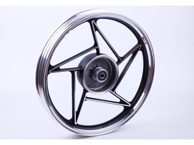 Диск задній литий 18×1,85 TT AGRO MOTO black (барабанне гальмо) на мотоцикл СВ-125/150