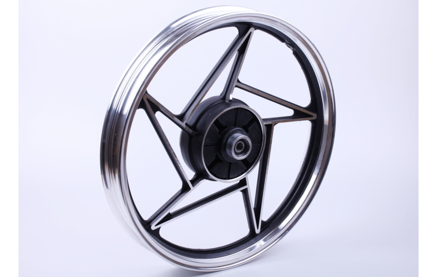 Диск задний литой 18*1,85 TΛTΛ black (барабанный тормоз) на мотоцикл СВ-125/150