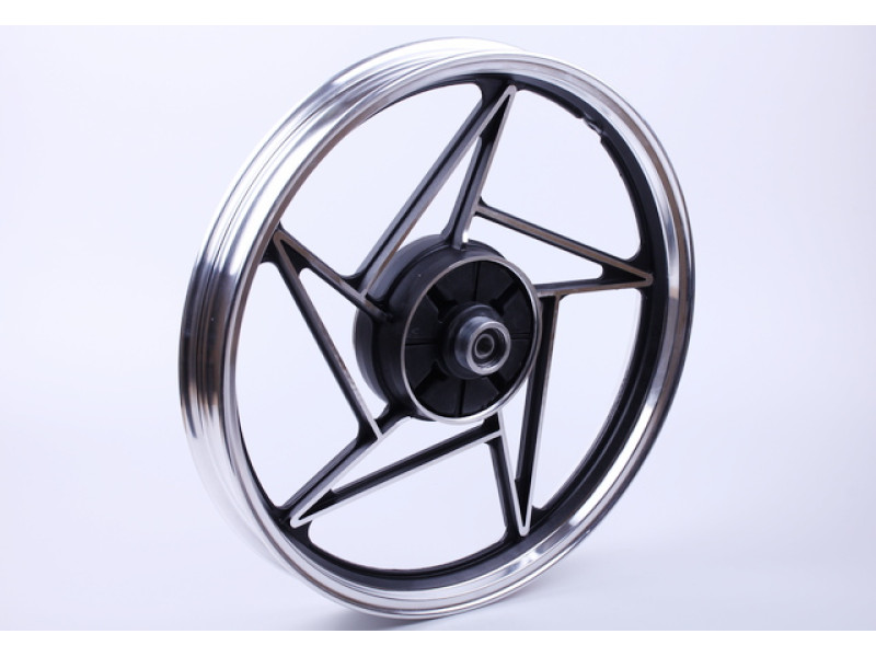 Диск задній литий 18×1,85 TT AGRO MOTO black (барабанне гальмо) на мотоцикл СВ-125/150