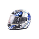 Шлем для мотоцикла, скутера 2001 интеграл TT AGRO MOTO (сине-белый, size M)