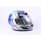 Шлем мотоциклетный интеграл 2001 TΛTΛ (сине-белый, size M)