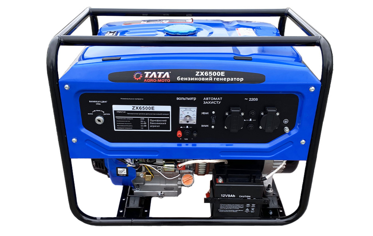 Генератор бензиновий з електростартером TΛTΛ ZX6500E 5KW