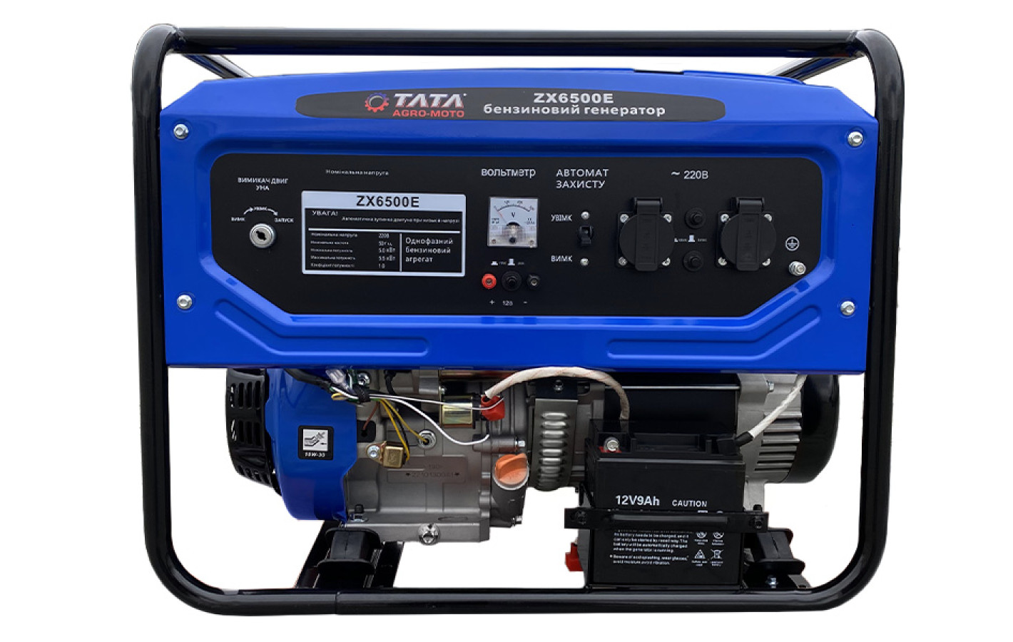 Генератор бензиновий з електростартером TΛTΛ ZX6500E 5KW