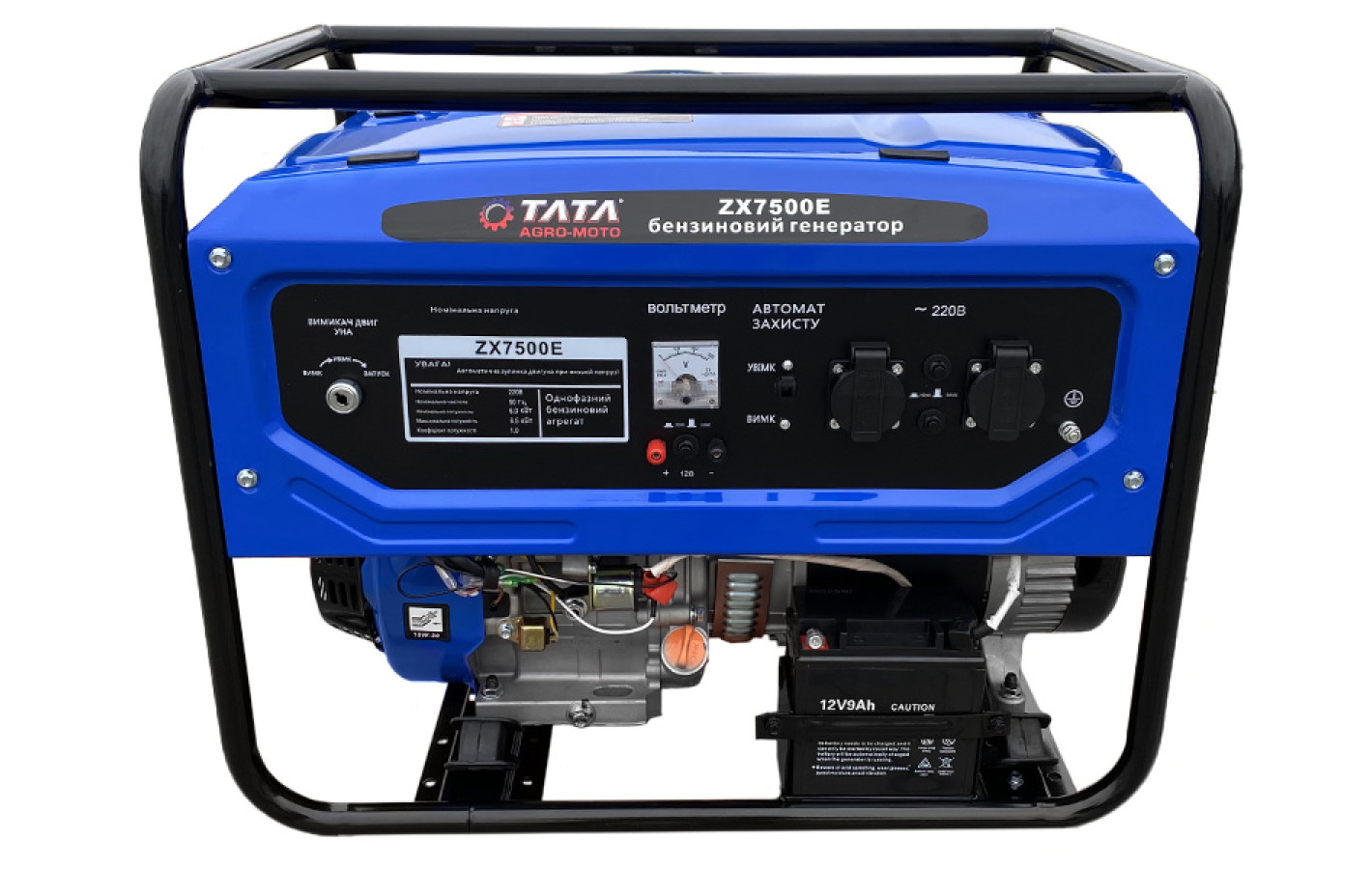 Генератор бензиновий з електростартером TΛTΛ ZX7500E 6KW