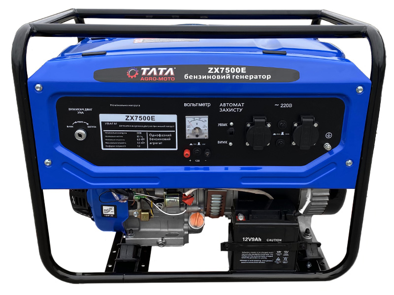 Генератор бензиновий ZX7500 6.0/6.5KW TT AGRO MOTO з електростартером