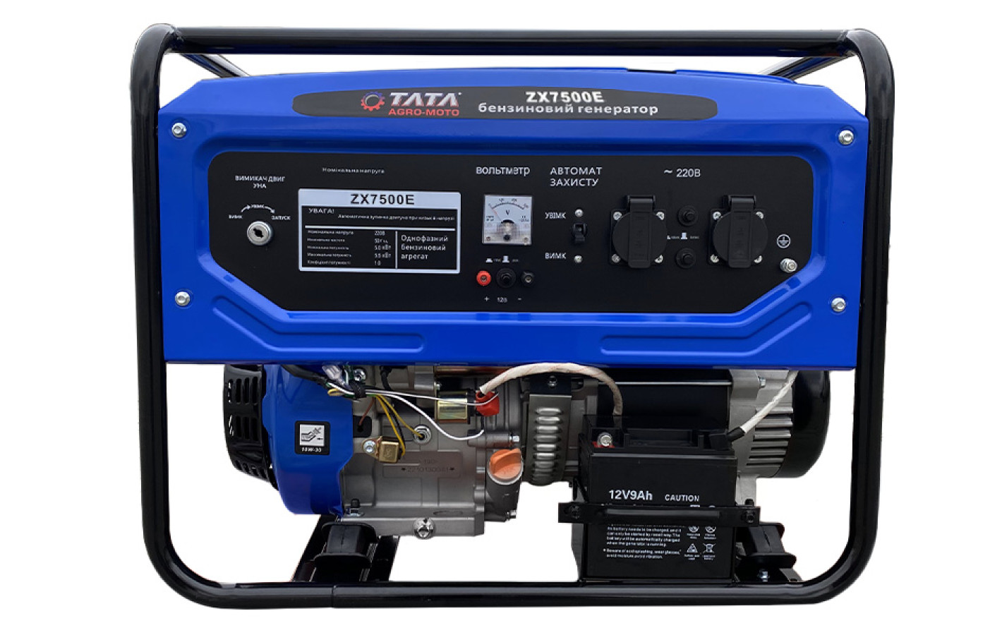 Генератор бензиновий з електростартером TΛTΛ ZX7500E 6KW
