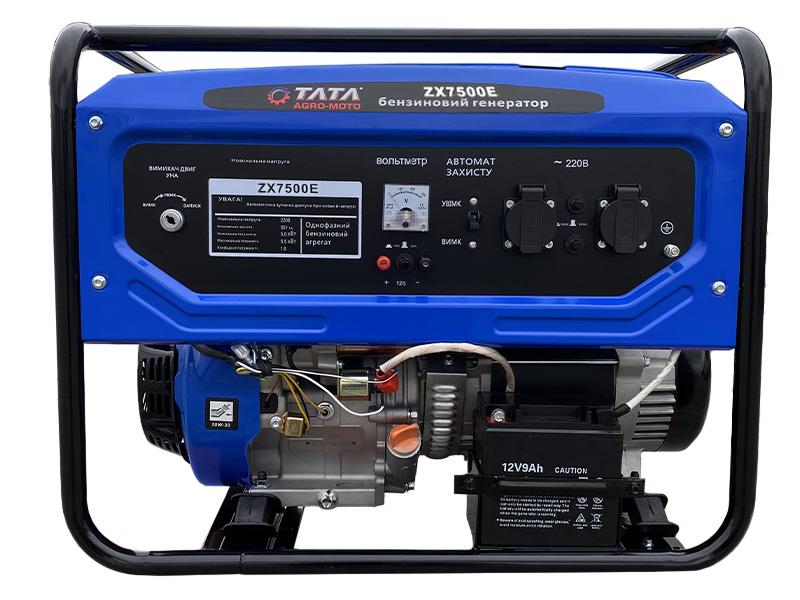 Генератор бензиновий ZX7500 6.0/6.5KW TT AGRO MOTO з електростартером