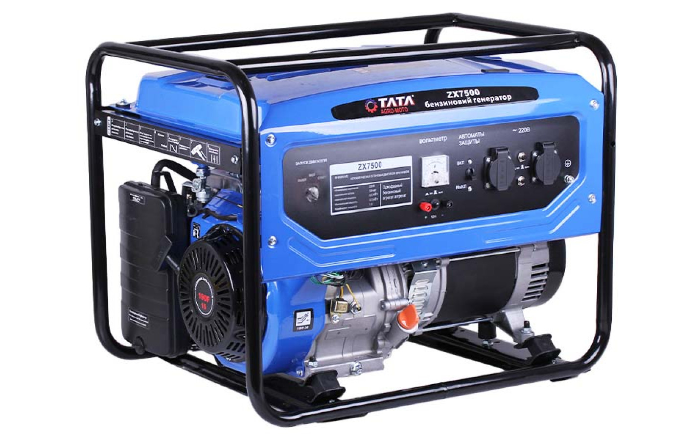 Генератор бензиновий з електростартером TΛTΛ ZX7500E 6KW